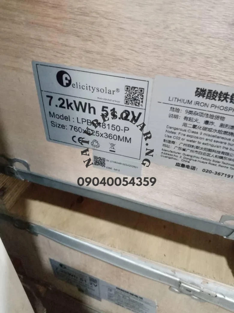 Felicity 48V 7.2KWH Lithium Solar Battery Price in Nigeria 7 Felicity 48V 7.2KWH Lithium Solar Battery Price in Nigeria Nature Solar Global Limited 7