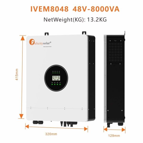 Felicity 8kva/48v IVEM hybrid transformerless inverter Price in Nigeria Nature Solar Global Limited 🇳🇬