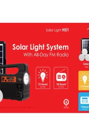 itel Solar Light System With FM Radio & 3pcs Super Bright Bulbs Price in Nigeria Nature Solar Global Limited 🇳🇬