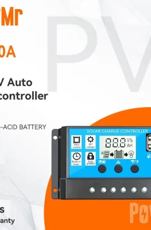 PowMr 10A-60A PWM Solar Charger Controller 12V 24V Dual USB Price in Nigeria Nature Solar Global Limited 🇳🇬