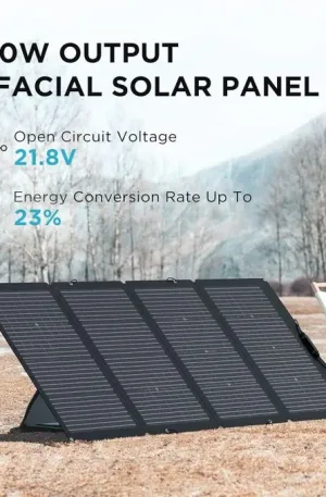 ECOFLOW 220Watt Bifacial Foldable Solar Panel Price in Nigeria Nature Solar Global Limited 🇳🇬