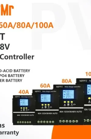 PowMr 40A/60A/80A/100A MPPT Solar Charge Controller Price in Nigeria Nature Solar Global Limited 🇳🇬
