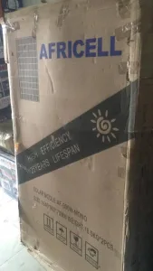 Cost of africell Solar panel 