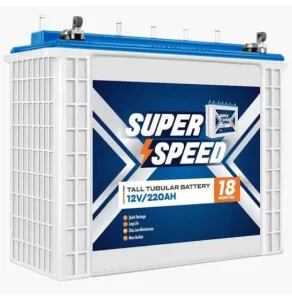 Super speed tubular batttery