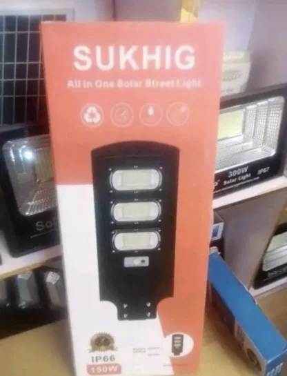 Sukhig 150w Solar Street Light Price in Nigeria Jiji jumia Alaba International Market 2