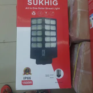 SUKHIG 1500W SOLAR STREET LIGHT Price in Nigeria Nature Solar Global Limited 🇳🇬