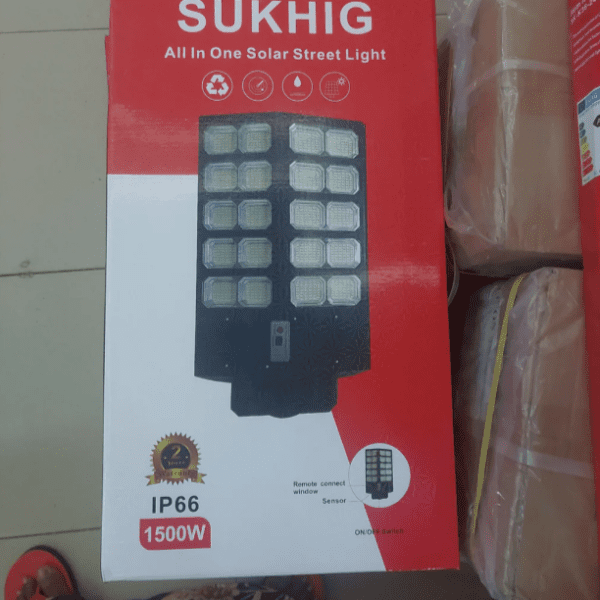 SUKHIG 1500W SOLAR STREET LIGHT Price in Nigeria Nature Solar Global Limited 🇳🇬 2