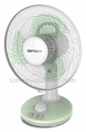 12″ Qasa Rechargeable Solar Fan With Solar Panel and 2 Bulbs Price in Nigeria Nature Solar Global Limited 🇳🇬