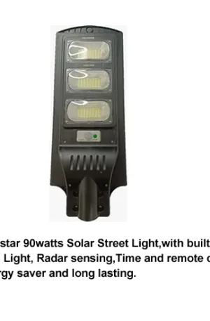 90W POLYSTAR SOLAR STREET LIGHT Price in Nigeria Nature Solar Global Limited 🇳🇬