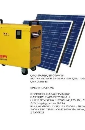 1000W Qasa Solar Generator Price in Nigeria Nature Solar Global Limited 🇳🇬