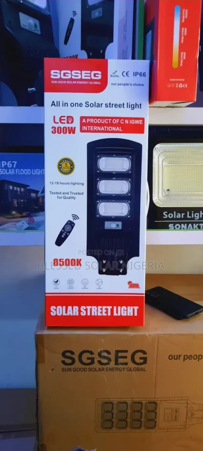 300W SGSEG Solar Street Light Price in Nigeria Jiji jumia Alaba International Market 4