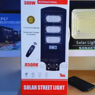 300W SGSEG Solar Street Light Price in Nigeria Nature Solar Global Limited 🇳🇬