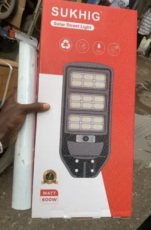 600W Solar Security Light Price in Nigeria Nature Solar Global Limited 🇳🇬 2