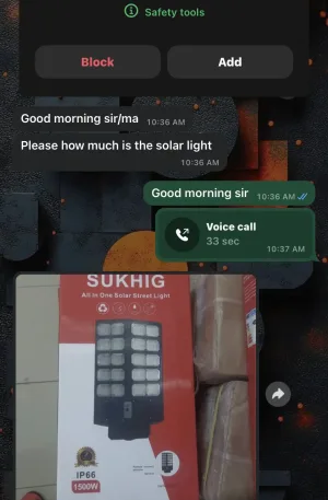 600W Solar Security Light Price in Nigeria Nature Solar Global Limited 🇳🇬