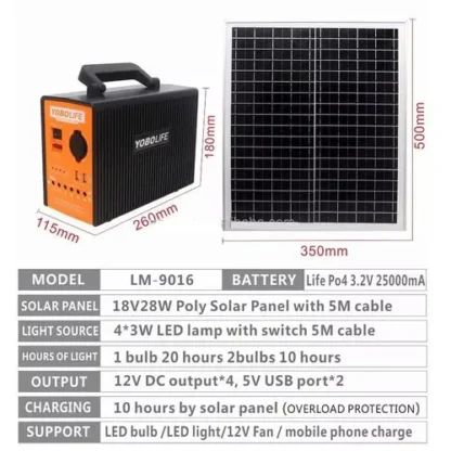 75 Watts YoboLife Solar Kit Price in Nigeria Jiji jumia Alaba International Market 7