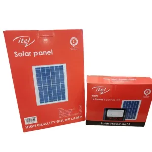 Itel 100W SOLAR FLOOD LIGHT Price in Nigeria Nature Solar Global Limited 🇳🇬