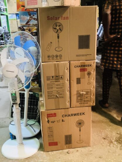 16″ CharWeek Solar Fan With Panel Price in Nigeria Jiji jumia Alaba International Market 12