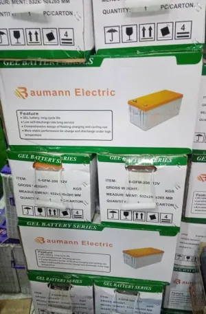 200Ah Baumann Electric Gel Solar Battery Price in Nigeria Nature Solar Global Limited 🇳🇬