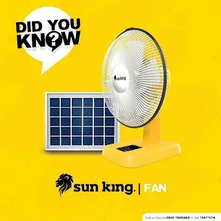 SunKing Solar Rechargeable Fan Price in Nigeria 11 SunKing Solar Rechargeable Fan Price in Nigeria Nature Solar Global Limited π³π¬ 11