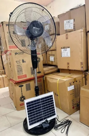 Charweek Solar Rechargeable Standing Fan Price in Nigeria Nature Solar Global Limited 🇳🇬