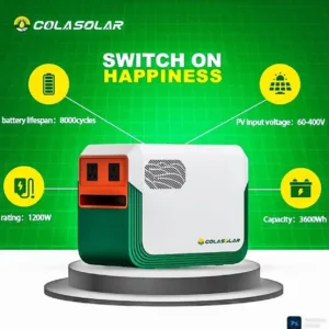 3600W Cola Solar Generator Price in Nigeria Nature Solar Global Limited 🇳🇬 2