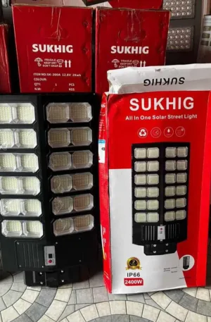 Sukhig 2400W Solar Street Light Price in Nigeria Nature Solar Global Limited 🇳🇬