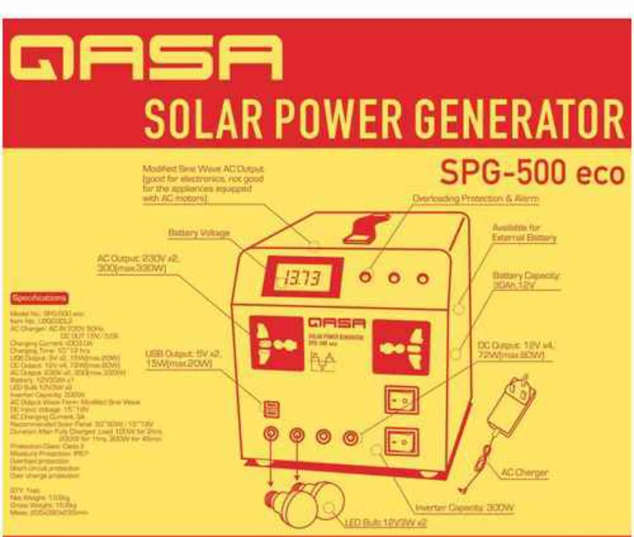 SPG-500 Eco Qasa Solar Generator Price in Nigeria 2 SPG-500 Eco Qasa Solar Generator Price in Nigeria Nature Solar Global Limited 2