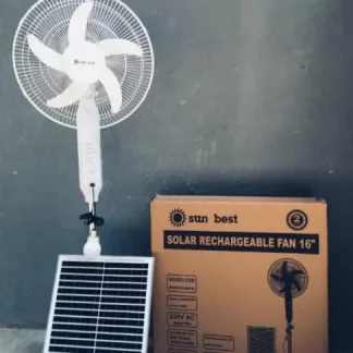 16″ Sunbest Solar Rechargeable Fan Price in Nigeria Nature Solar Global Limited 🇳🇬