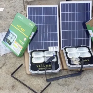 200W Ve Max Solar Flood Light Price in Nigeria Nature Solar Global Limited 🇳🇬