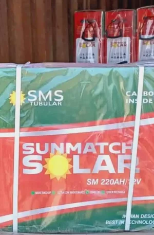 SMS 220Ah Tubular Battery Price in Nigeria Nature Solar Global Limited 🇳🇬