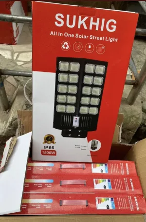 Sukhig 1500W Solar Street Light Price in Nigeria Nature Solar Global Limited 🇳🇬