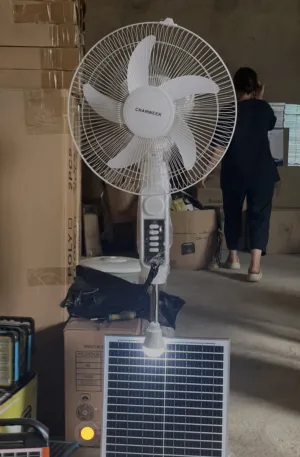 Charweek Solar Rechargeable Fan With Remote Control Price in Nigeria Nature Solar Global Limited 🇳🇬 2