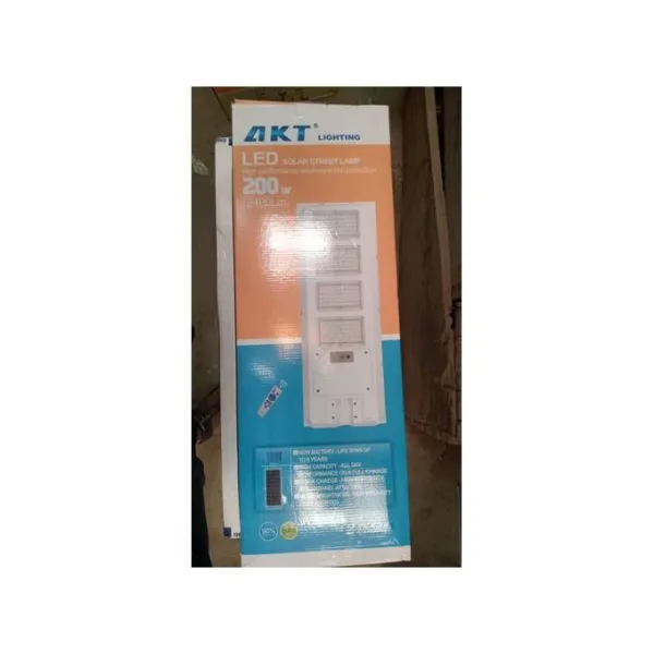 200W AKT Solar Street Light Price in Nigeria Nature Solar Global Limited 🇳🇬
