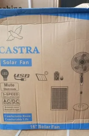 16” Castra Solar Fan Price in Nigeria Nature Solar Global Limited 🇳🇬
