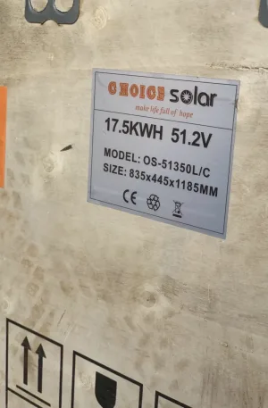 48V 15KWH Choice Solar Lithium Battery Price in Nigeria Nature Solar Global Limited 🇳🇬
