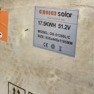 48V 15KWH Choice Solar Lithium Battery Price in Nigeria Nature Solar Global Limited 🇳🇬