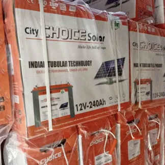 12V 240Ah City Choice Solar Tubular Battery Price in Nigeria Nature Solar Global Limited 🇳🇬