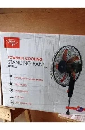 Itel Electric Rechargeable Standing Fan Price in Nigeria Nature Solar Global Limited 🇳🇬