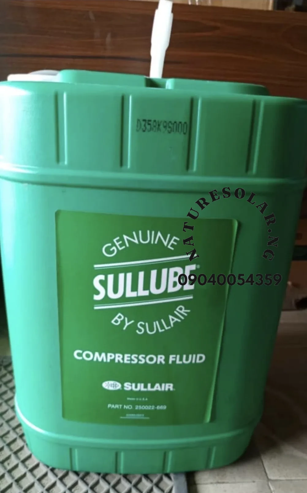 Sullair Compressor Oil Equivalent
