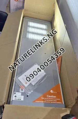 P2-60W Felicity All in One Solar Street Light Price in Nigeria Nature Solar Global Limited