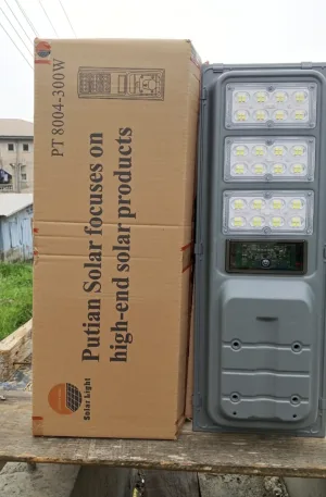300W Putian Solar Street Light Price in Nigeria Nature Solar Global Limited 🇳🇬