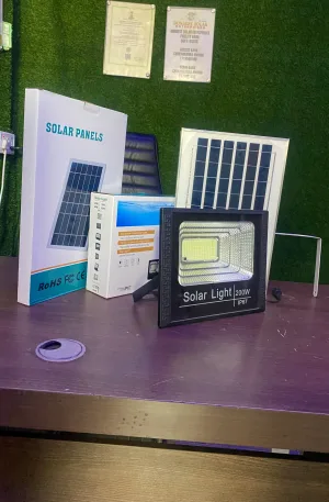 200W Solar Flood Light + Solar Panel Price in Nigeria Nature Solar Global Limited 🇳🇬