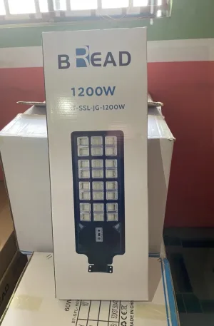 Bread 1200W Solar Street Light Price in Nigeria Nature Solar Global Limited 🇳🇬