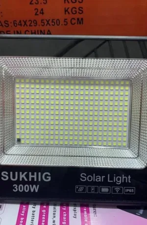Sukhig 300W Solar Flood Light Price in Nigeria Nature Solar Global Limited 🇳🇬