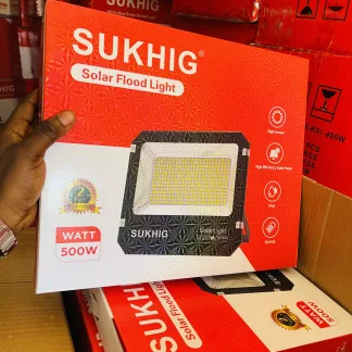 Sukhig 500W Solar Flood Light Price in Nigeria Nature Solar Global Limited 🇳🇬