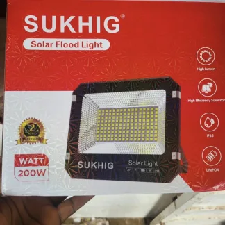 Sukhig 200W Solar Flood Light Price in Nigeria Nature Solar Global Limited 🇳🇬
