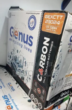 12V 230Ah Genus Carbon Tubular Battery Price in Nigeria Nature Solar Global Limited 🇳🇬