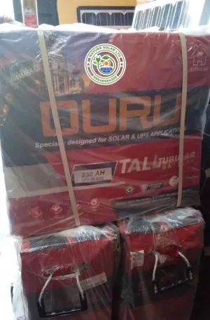 12V 230Ah Duru Tubular Solar Battery Price in Nigeria Nature Solar Global Limited 🇳🇬