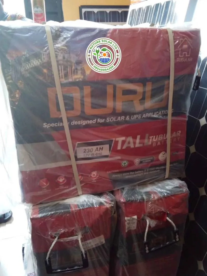 12V 230Ah Duru Tubular Solar Battery Price in Nigeria 12V 230Ah Duru Tubular Solar Battery Price in Nigeria Nature Solar Global Limited π³π¬