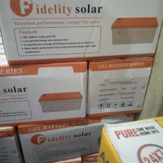 12V 220Ah Fidelity Gel Solar Battery Price in Nigeria Nature Solar Global Limited 🇳🇬